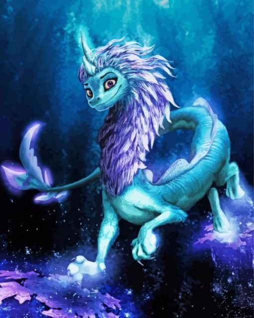 Cute Unicorn Dragon Paint By Number