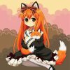 Cute Anime Human Fox Paint By Number