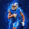 Detroit Lions Player Art Paint By Number