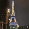 Eiffel Tower Light Night Paint By Number