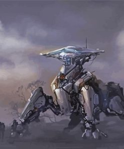 Fantasy Robot Paint By Number