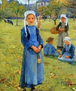 Girls By Stanhope Forbes Paint By Number