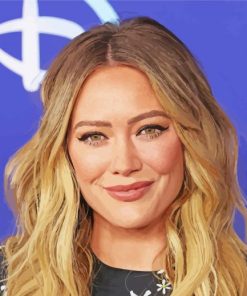 Hilary Duff American Actress Paint By Number