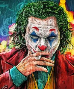 Joker Smoking Boy Paint By Number