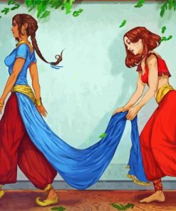 Katara And Suki Art Paint By Number