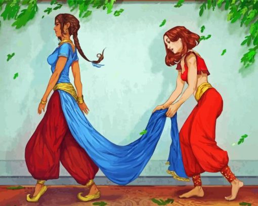 Katara And Suki Art Paint By Number