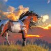 Native Alone Horse Paint By Number