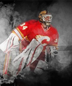 Player Of Calgary Flames Paint By Number