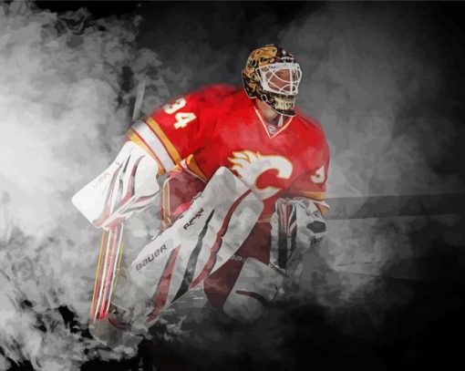 Player Of Calgary Flames Paint By Number