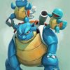 Pokemon Squirtle Evolution Paint By Number