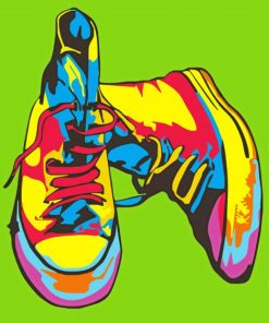 Pop Art converse Paint By Number