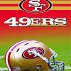 San Francisco 49ers Football Team Poster Paint By Number