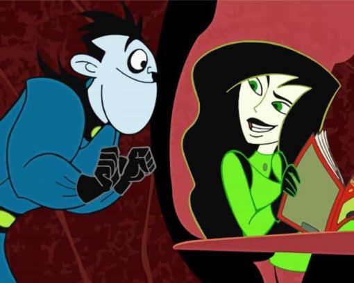 Shego And Drakken Paint By Number