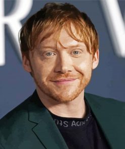 The Actor Rupert Grint Paint By Number