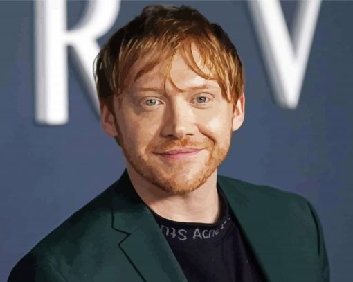 The Actor Rupert Grint Paint By Number