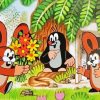 The Little Mole Cartoon Characters Paint By Number