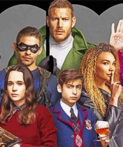 The Umbrella Academy Characters Paint By Number