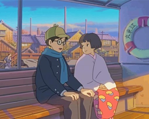 The Wind Rises Anime Couple Paint By Number