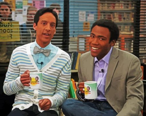 Troy And Abed Paint By Number