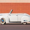 White Old Mercury Convertible Paint By Number