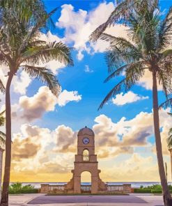 Worth Avenue Clock Tower Palm Beach Florida Paint By Number