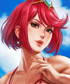 Xenoblade Pyra Anime Art Paint By Number