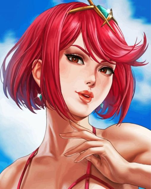 Xenoblade Pyra Anime Art Paint By Number