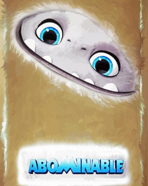 Abominable Yeti Poster Paint By Number