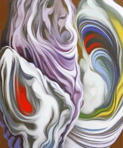 Abstract Oyster Paint By Number