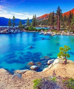 Emerald Bay State Park California Paint By Number