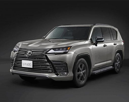 Grey Lexus Gx Paint By Number