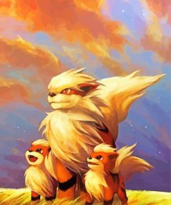 Growlithe Paint By Number