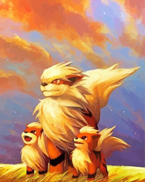 Growlithe Paint By Number