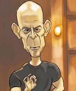 Jk Simmons Actor Caricature Paint By Number