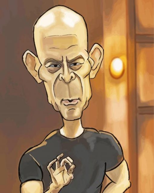 Jk Simmons Actor Caricature Paint By Number