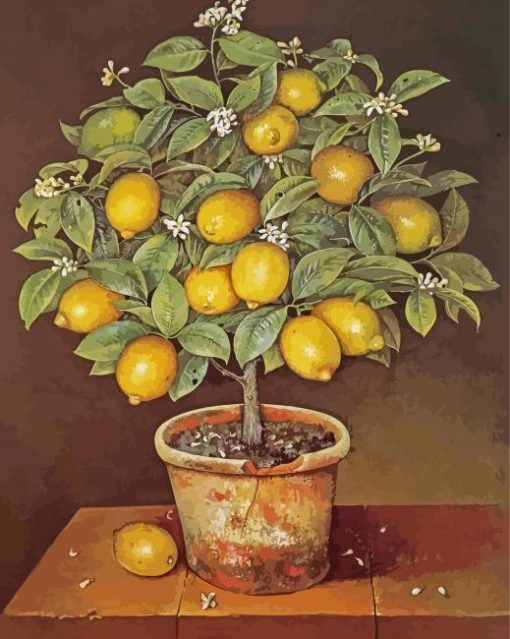 Lemon Tree Paint By Number