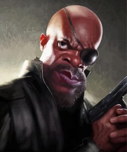 Nick Fury Paint By Number