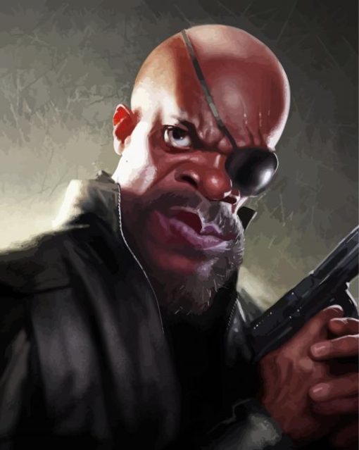 Nick Fury Paint By Number