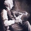 Old Violinist Man Art Paint By Number