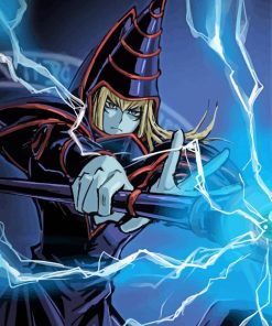 The Dark Magician Yu Gi Oh Paint By Number