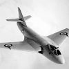 Black And White Hawker Hunter Paint By Number