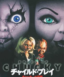 Movie Bride Of Chucky Poster Paint By Number