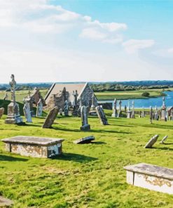 Old Buildings Clonmacnoise Paint By Number