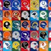 Teams NFL Helmets Paint By Number