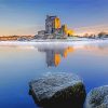 Winter Dunguaire Castle Paint By Number