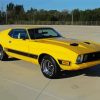 Yellow 1973 Mustang Paint By Number