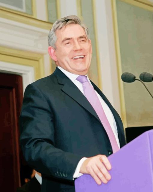 Gordon Brown Paint By Numbers