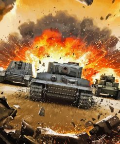 World Of Tanks Paint By Numbers