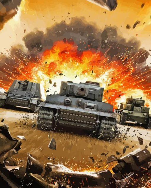 World Of Tanks Paint By Numbers