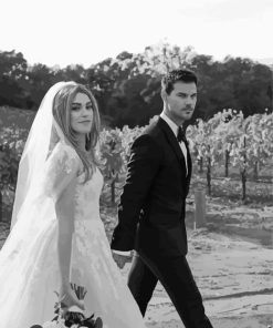 Black And White Taylor Lautner Wedding Paint By Numbers